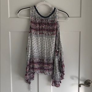Tunic top, Ties on the side
